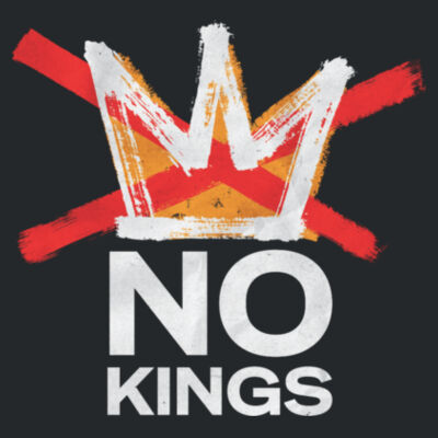 Event-No Kings  - Adult 5.3 oz. Long Sleeve T-Shirt Design